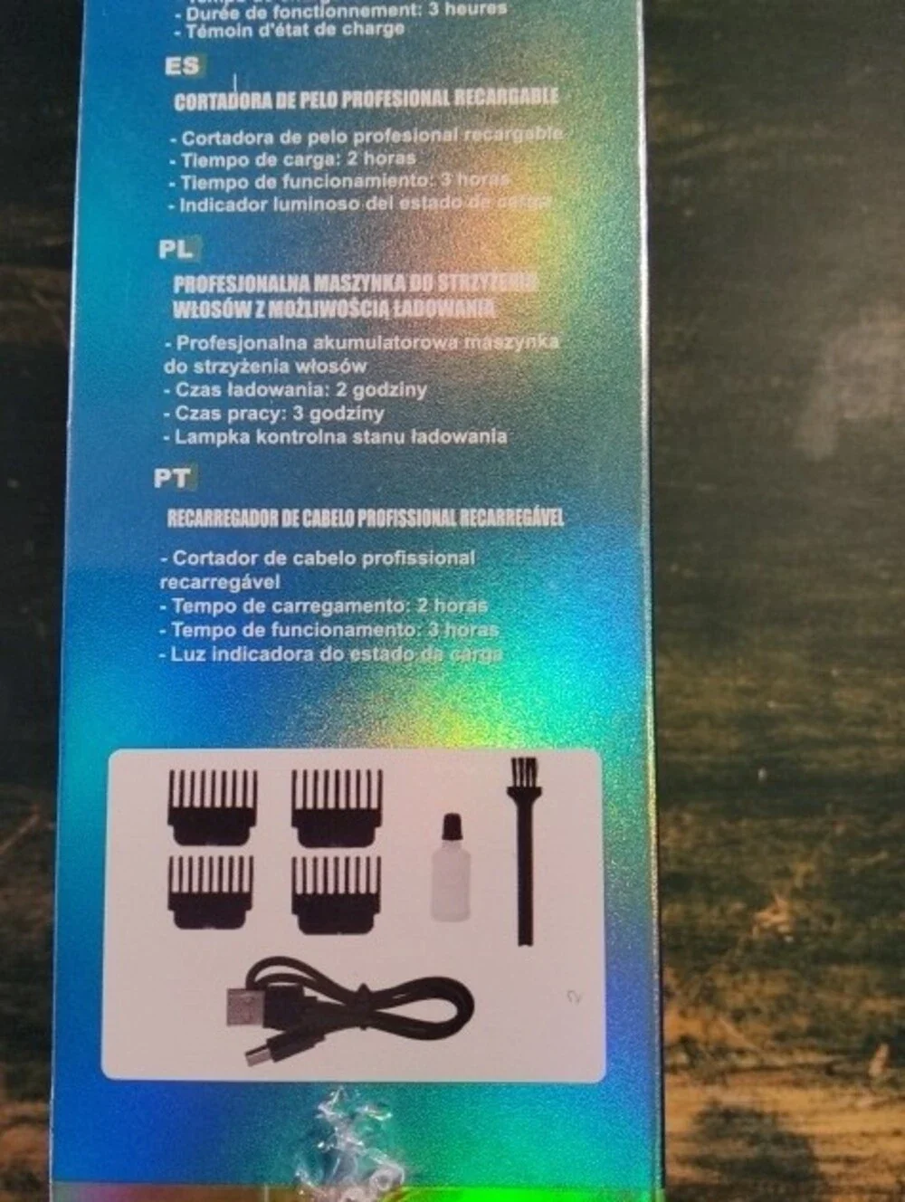 Winmax J12 Gold Men's Professional Hair Clipper - Cordless Trimmer NIB